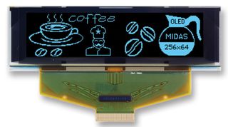 MIDAS DISPLAYS MCOT256064BA-BM