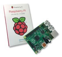 RASPBERRY-MODB+-512M. - Single Board Computer, Raspberry Pi Model B+, BCM2835 CPU, Plugs Into TV and Keyboard, 512MB SDRAM