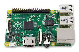 RASPBERRY-MODB+-512M. - Single Board Computer, Raspberry Pi Model B+, BCM2835 CPU, Plugs Into TV and Keyboard, 512MB SDRAM