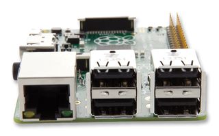 RASPBERRY-MODB+-512M. - Single Board Computer, Raspberry Pi Model B+, BCM2835 CPU, Plugs Into TV and Keyboard, 512MB SDRAM