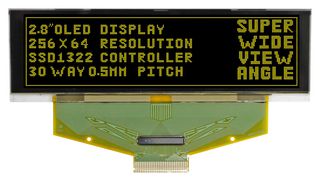MIDAS DISPLAYS MCOT256064A1A-YM